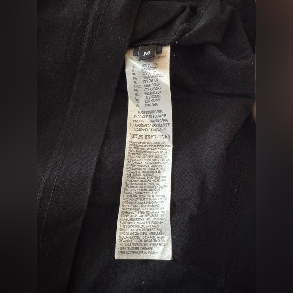 Diesel Men’s  Black T-shirt size M - Picture 6 of 7